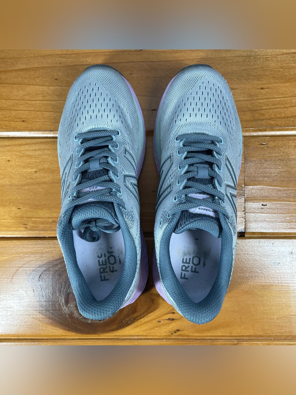 New Balance Fresh Foam X 880v11 Womens 10 B Gray Purple Running Shoes W880Z11 - Picture 13 of 16
